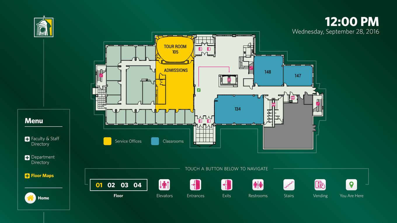 First Floor Map